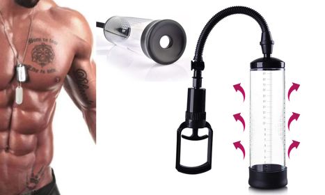 Penis Pump Vacuum Air Pump Suction Enhancement Growth Enlarger Pump Extender