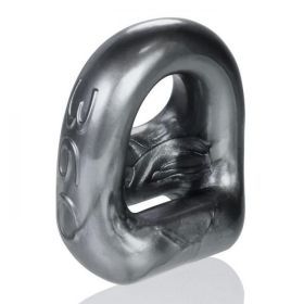 Oxballs 360 2-Way Cockring & Ballsling Steel Silver