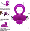 Cockrings Vibrations pour hommes Cockrings Vibrations en silicone;  anneau de plaisir pour vibrateur;  point G stimulant;  masseur de penis;  jouets s