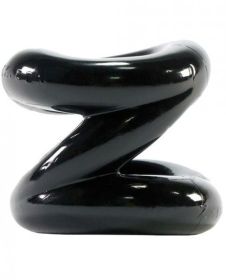 Z Balls Z-Shaped Ballstretcher Cockring Black (SKU: TCN-OXAJ1070BK)